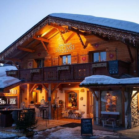 Chalet-Hotel Les Cimes Le Grand-Bornand Exteriör bild