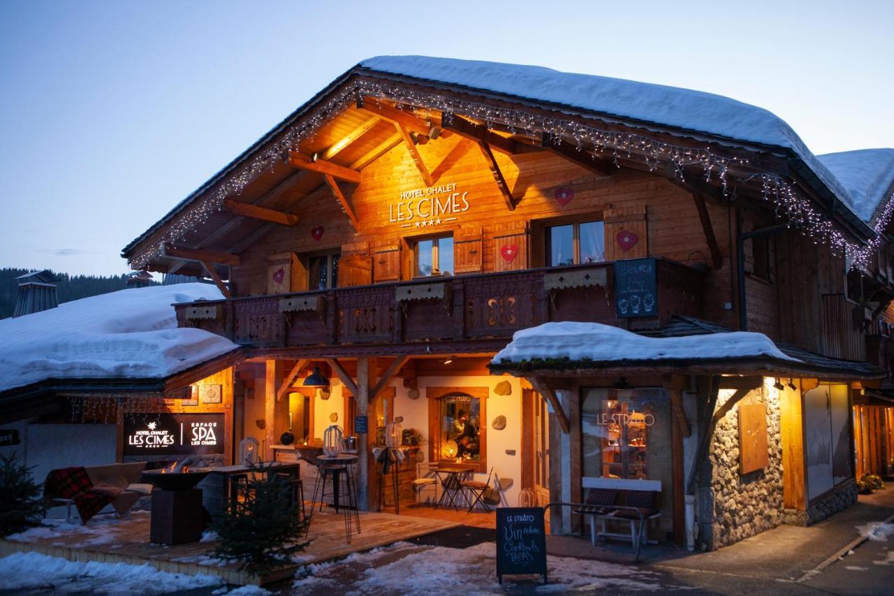 Chalet-Hotel Les Cimes Le Grand-Bornand Exteriör bild