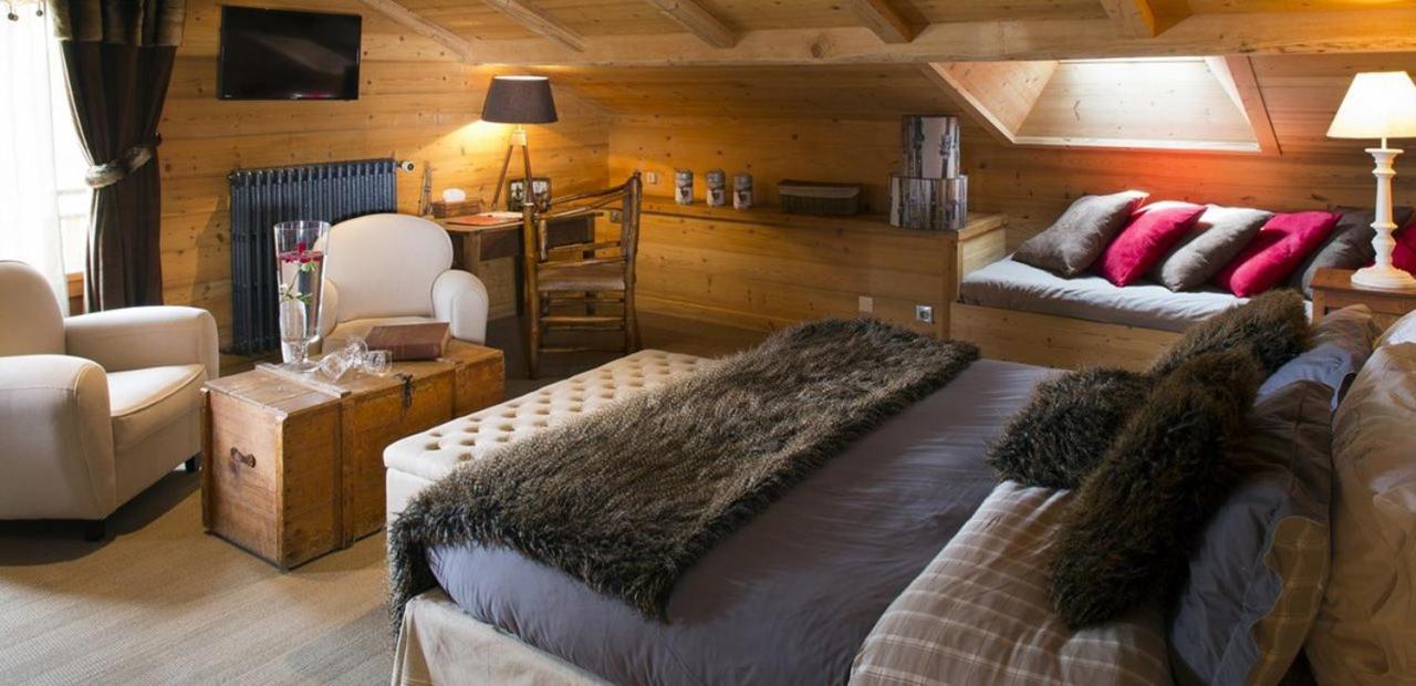 Chalet-Hotel Les Cimes Le Grand-Bornand Exteriör bild